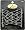Zhoe Double Hair Combs 10042 White Crystals & Gold