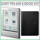 Sony PRS-600 Electronic Book Reader in Silver With Premium Leather Cover