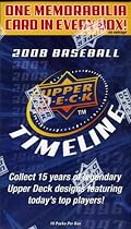 2008 Upper Deck Timeline MLB Factory Sealed Retail Box plus Game Used Memorabilia
