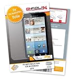 atFoliX FX-Antireflex Displayschutzfolie für Motorola DEFY (2-er Pack) - Displayschutz antireflektierend! Höchste Qualität - Made in Germany!