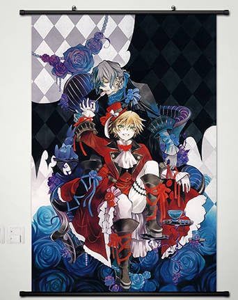 Anime Pandora Hearts Home Decor Wall Scroll Poster Fabric Painting Oz.Vessalius / Jack Vessalius /Ada Vessalius 23.6 x 35.4 Inches-020