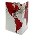 Airlines Route Map Travel Passport Holder
