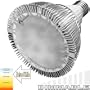 ecoBrites Dimmable 12x1w Hi-Performance PAR38 LED light (replacing 100w incandescent/halogen PAR38). Natural White (3200k) "Flood" Light Output in 120-degree Wide Angle Beam Spread with Diffuser