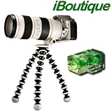 iBoutique Flexipod SLR Zoom GP3 Flexible Tripod For Canon EOS, 450D, 500D, 550D, 1000D, Nikon D3000, D5000, D90, Sony Alpha DLSR Range, Fujifilm FinePix and Panasonic G1 & G2 Series. Suitable For ALL Digital Cameras Up To 3KG. Camera Spirit Level Included!