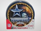DALLAS COWBOYS 20 1/4 in diameter 500 Piece PUZZLE In Collectible Round Tin !
