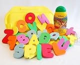 Kindergeschenke Badespaß Set PUBÄR mit Badewannen Sticker ABC und Antirutschmatte sowie Disney Winnie Pooh Shampoo & Badegel als Geschenk zum Geburtstag