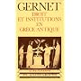 Droit et institutions en Grèce antique