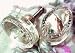Vintage Style Glass Cabinet Drawer Knob Oval Set, Of 6