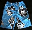 US Apparel Mens Swim Trunks - Hibiscus Floral (2 color choices)