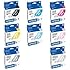 Epson 8 Color Ink Set BUNDLE w/Photo Black for Stylus R2400 Inkjet Printer