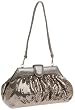 Whiting & Davis Lambskin Trim Pouch Clutch