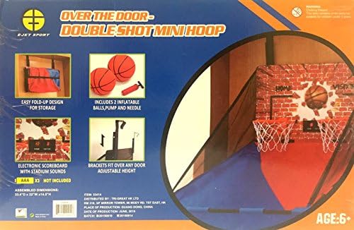 Indoor Basketball Game Room Kids Gift Over the Door Arcade Games