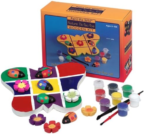 Paint the Wild Nature Tic-tac-toe Kit By Balitono