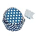 Royal Blue Polka Dot Cupcake Kit for 24