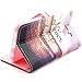 Vogue Shop Pineapple Pattern Soft TPU Wallet Flip Case for Samsung Galaxy S6 Bundle with Stylus Pen (Never Stop Dreaming)