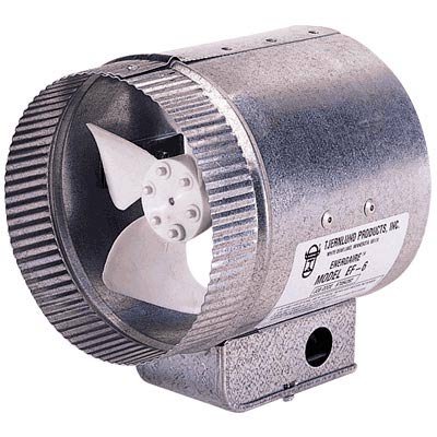 Tjernlund Duct Booster Fan - 150 CFM, 120 Volt