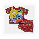 Sesame Street "The Whole Gang" 2 Piece Pajama Set