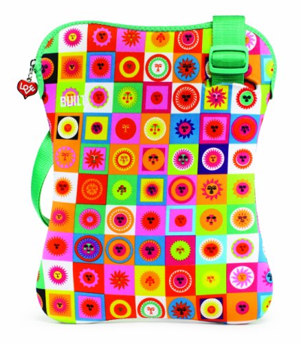 BUILT Girard 33 cm (13 Zoll) Laptop Sling, La Fonda: Notebook H&uuml;lle mit verstellbarem Schultergurt aus dickem Neopren