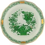 Herend Green Indian Basket Canton Saucer 7241FV