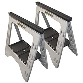 Storehorse 10008 31-Inch Tall Sawhorse with Top Protector, Pair