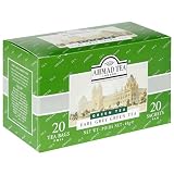 Ahmad Tea Earl Grey Green Tea Tea Bags 20 Count Boxes Pack of 6 by Ahmad