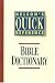 Book Nelson's Quick Reference Bible Dictionary: Nelson's Quick Reference Series (Nelson's Quick-Reference)