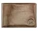 Mancini Leather Center Wing Wallet with Coin Pocket brown