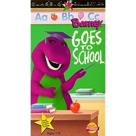 Barney Goes to School [VHS]