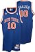 Walt Frazier Jersey: adidas Blue Throwback Swingman #10 New York Knicks Jersey - Medium