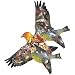 Tanager Shaped Jigsaw Puzzle