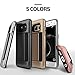 Galaxy S7 Edge Case, VRS Design [Damda Clip][Rose Gold] - [Wallet Card Slot][Military Grade Protection] for Samsung S7 Edge