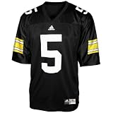Adidas Iowa Hawkeyes #5 Black Replica Football Jersey