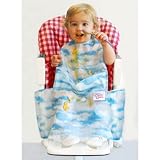The Original Crumb Chum Bib, Blue Clouds Pattern,... by Let Babies Soar