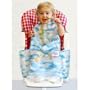 The Original Crumb Chum Bib, Blue Clouds, Infant