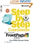 Microsoft  FrontPage  2000 Step by Step Courseware Core Skills Color Class Pack (Bpg Step By Step)