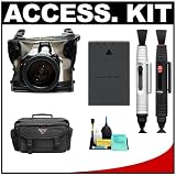 DiCAPac WP-S10 Waterproof Case + BLS-1 Reachargeable Battery + Precision Design Accessory Kit for Olympus EVOLT E-400, E-410 & E-420 DSLR Cameras