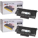 LD © Compatible Brother TN360 Set of 2 Black Laser Toner Cartridges