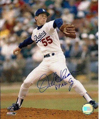 Orel Hershiser Autographed/Hand Signed Los Angeles Dodgers 8x10 Photo