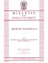 Silicon Materials: Fsrc, August 13-15, 2001, LA Jolla, California (Frontier Science Research Conferences Book of Abstracts)