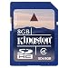 Kingston 8 GB Class 4 SDHC Flash Memory Card SD4/8GBET