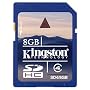 Kingston 8 GB Class 4 SDHC Flash Memory Card SD4/8GBET