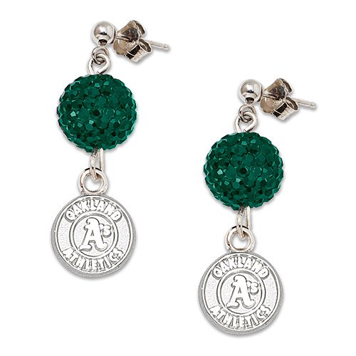 MLB Oakland Athletics LogoArt Ovation Earrings