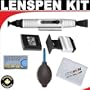 Lenspen Screen Klean Small Screen Cleaning System + LENSPEN Digi-Klear LCD Display Screen Cleaning System + Deluxe DB ROTH Cleaning Package For The Garmin Nuvi 200, 200W, 205WT, 250, 255W, 260, 260W, 265WT, 270, 275T, 300, 310, 350,360,370 GPS Systems