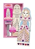 Melissa & Doug Educational Toy CreateACraft Wooden Princess Doll