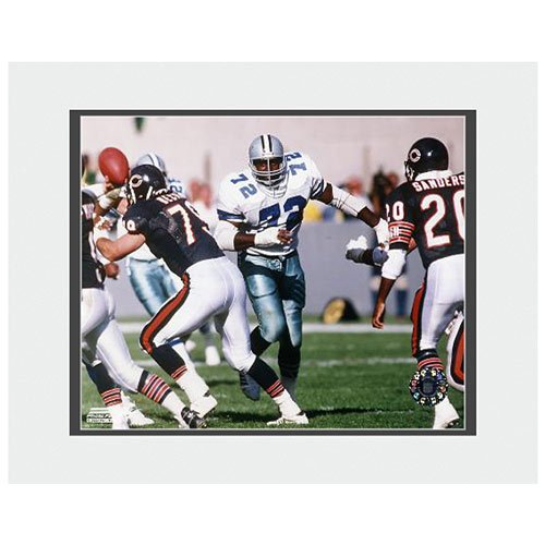 Photo File Dallas Cowboys Ed Too Tall Jones Action Matted Photo