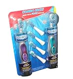 Crest Spin Brush Combo Pack: 2 Spinbrush Pro Clean Battery Powered Toothbrushes & 2 Replacement Heads (Colors may vary)