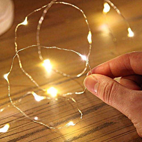String Fairy Light Battery Operated Light Party Wedding Lamp 1/3M 10/30 LED(1M warm white)