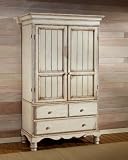 Hillsdale Furniture 1172M Wilshire Armoire, Antique White