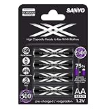 Sanyo eneloop XX (HR-3UWX-8BP) 8 pcs. batteries AA / Mignon with 2500 mAh