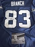 Deion Branch Signed Seattle Seahawks Football Jersey at Amazon.com
